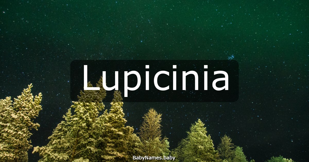 Lupicinia
