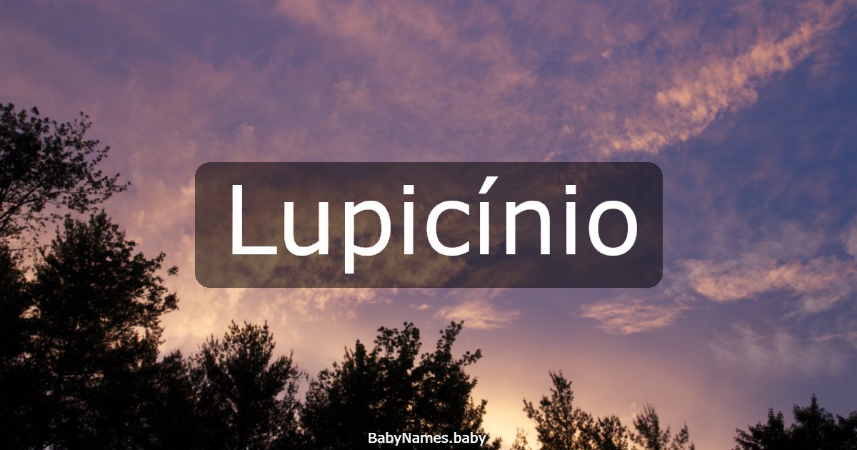 Lupicínio