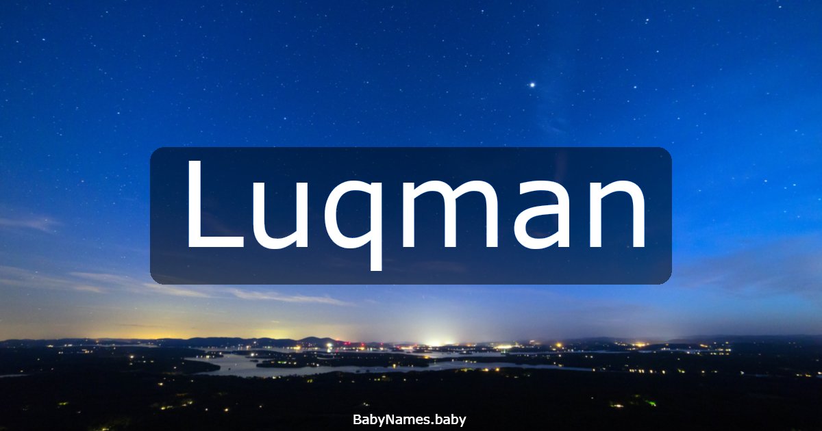 Luqman