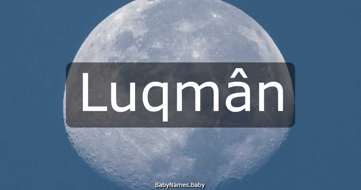 Luqmân