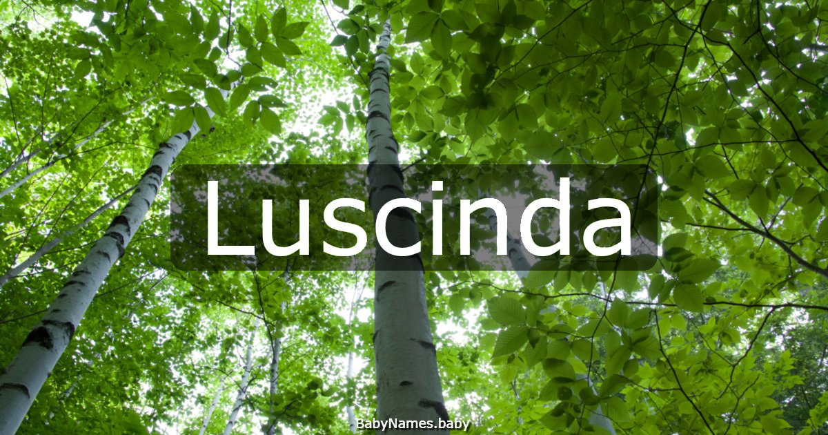 Luscinda