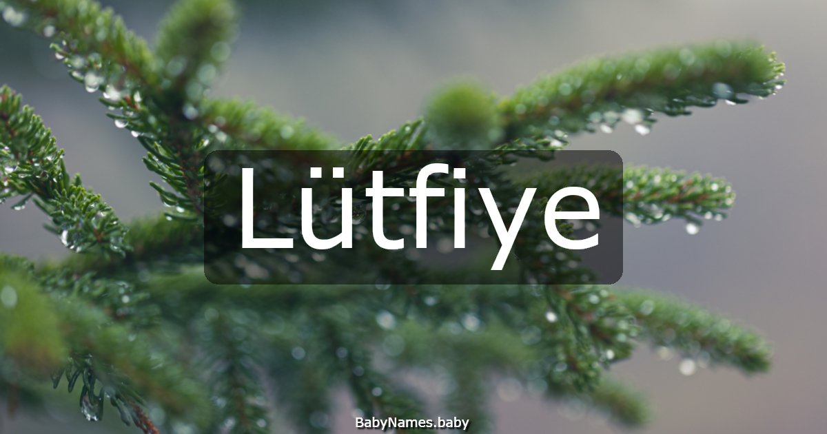 Lütfiye