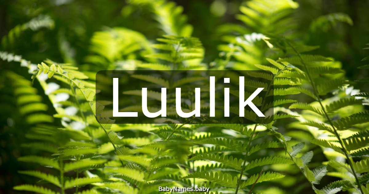 Luulik