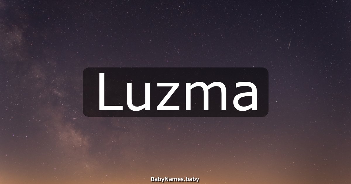 Luzma