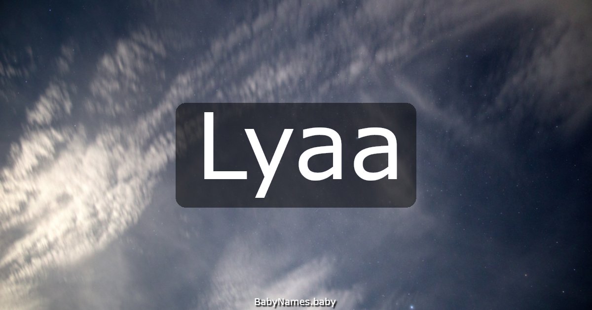 Lyaa