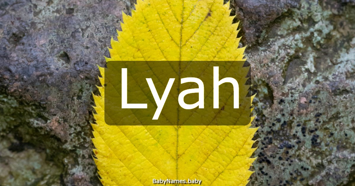 Lyah