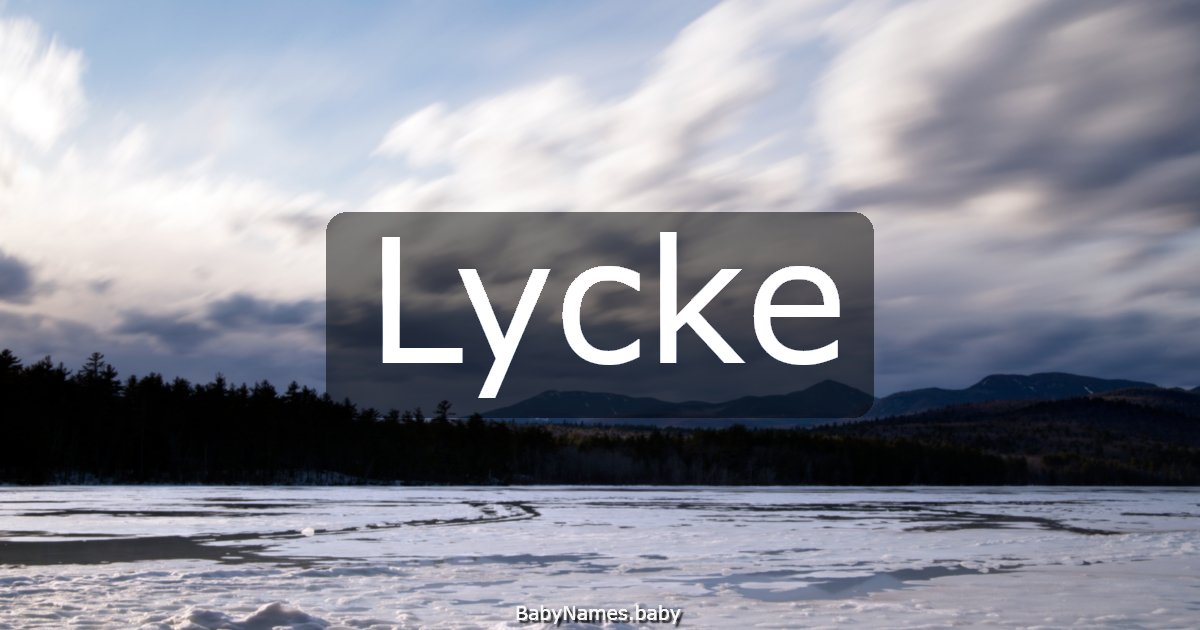 Lycke