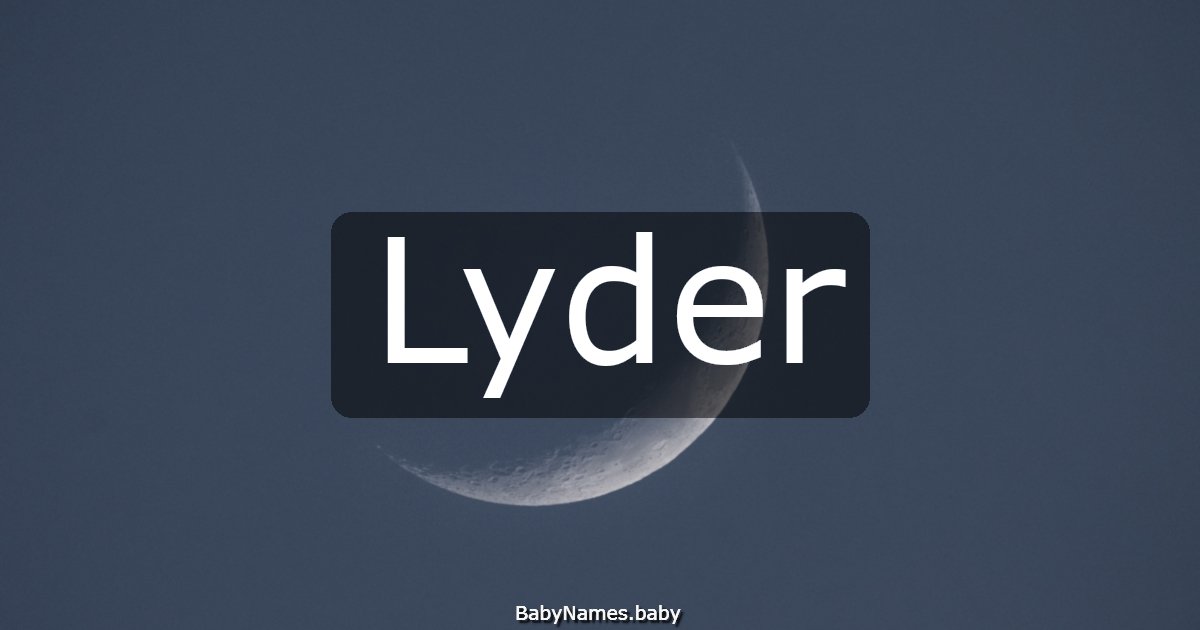 Lyder