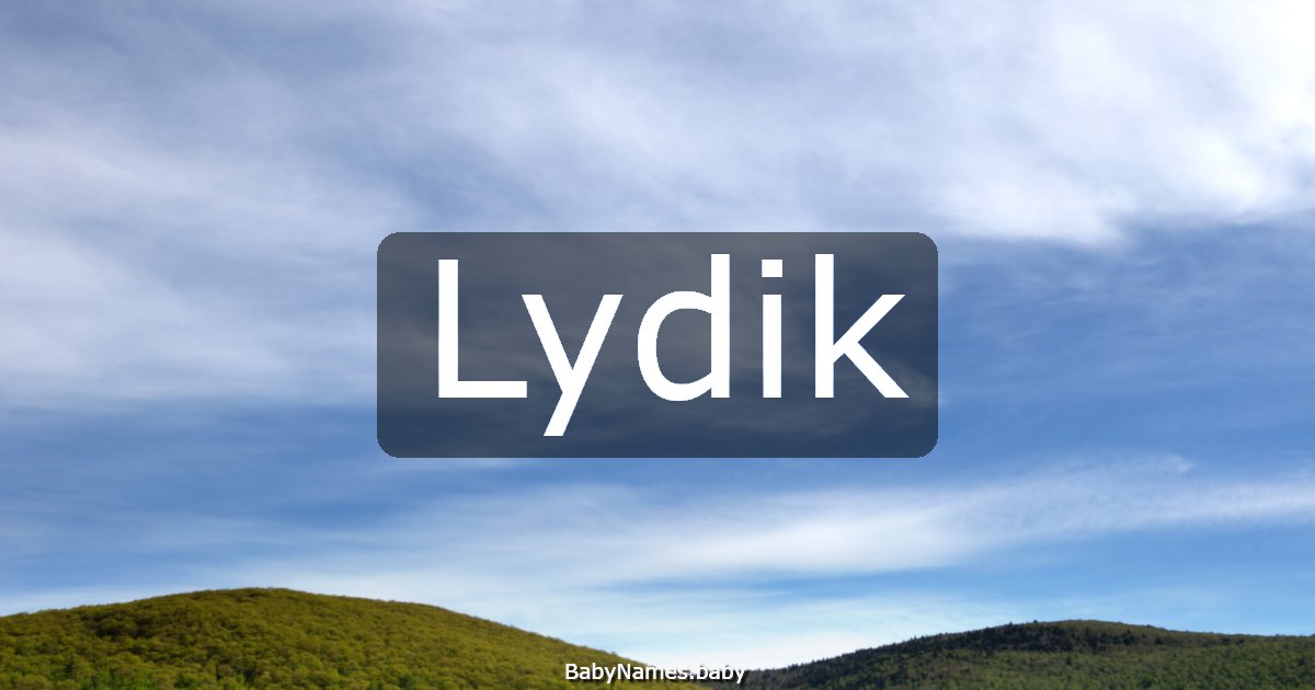 Lydik