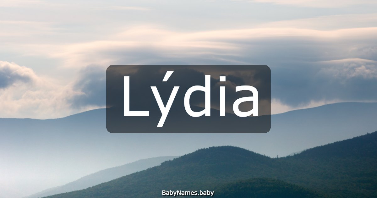 Lýdia