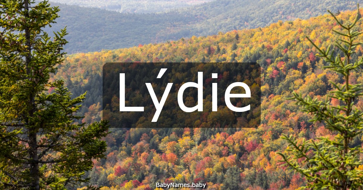 Lýdie