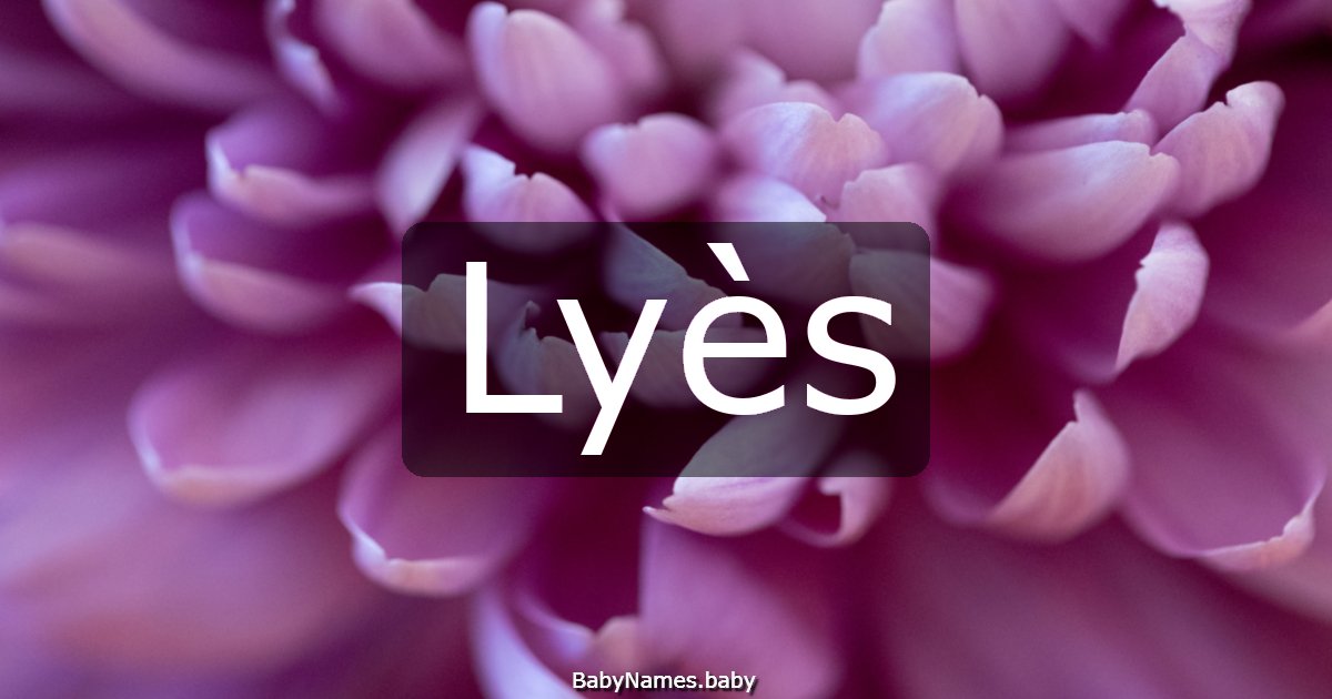 Lyès