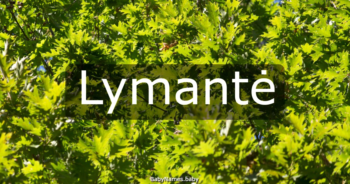 Lymantė