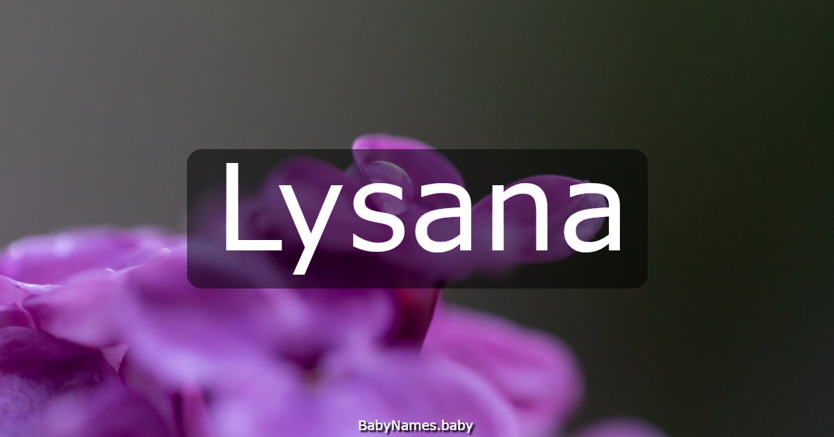 Lysana