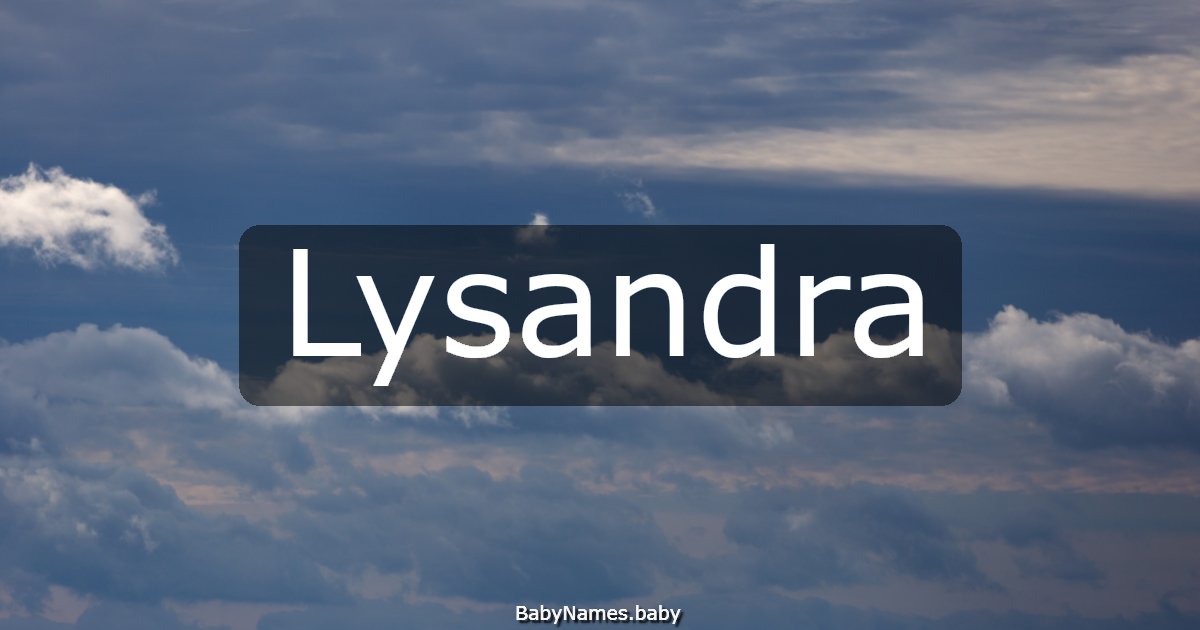 Lysandra