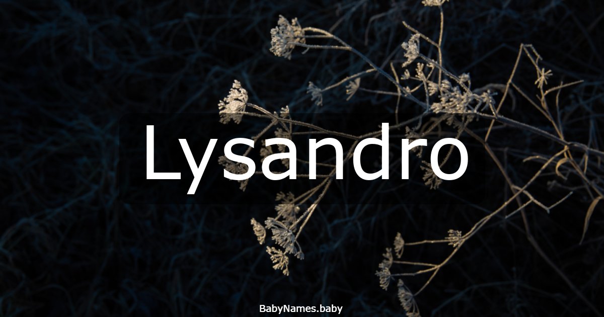 Lysandro