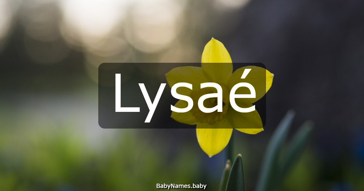 Lysaé