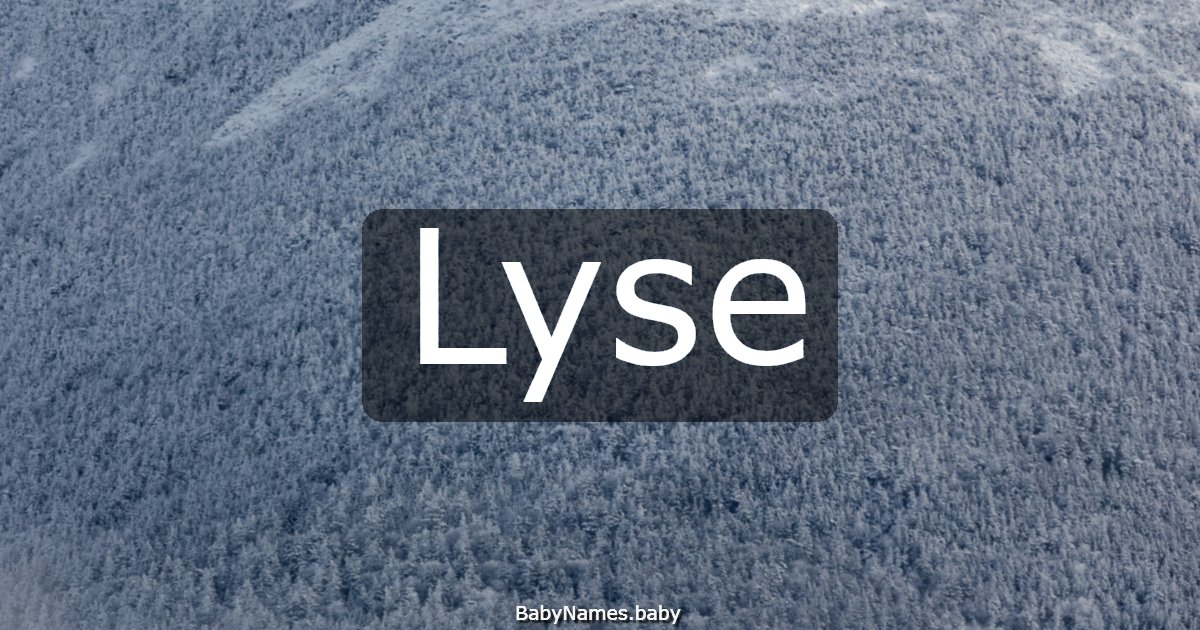 Lyse