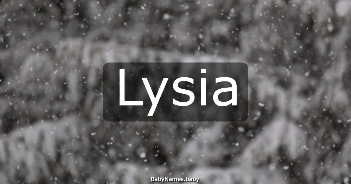 Lysia