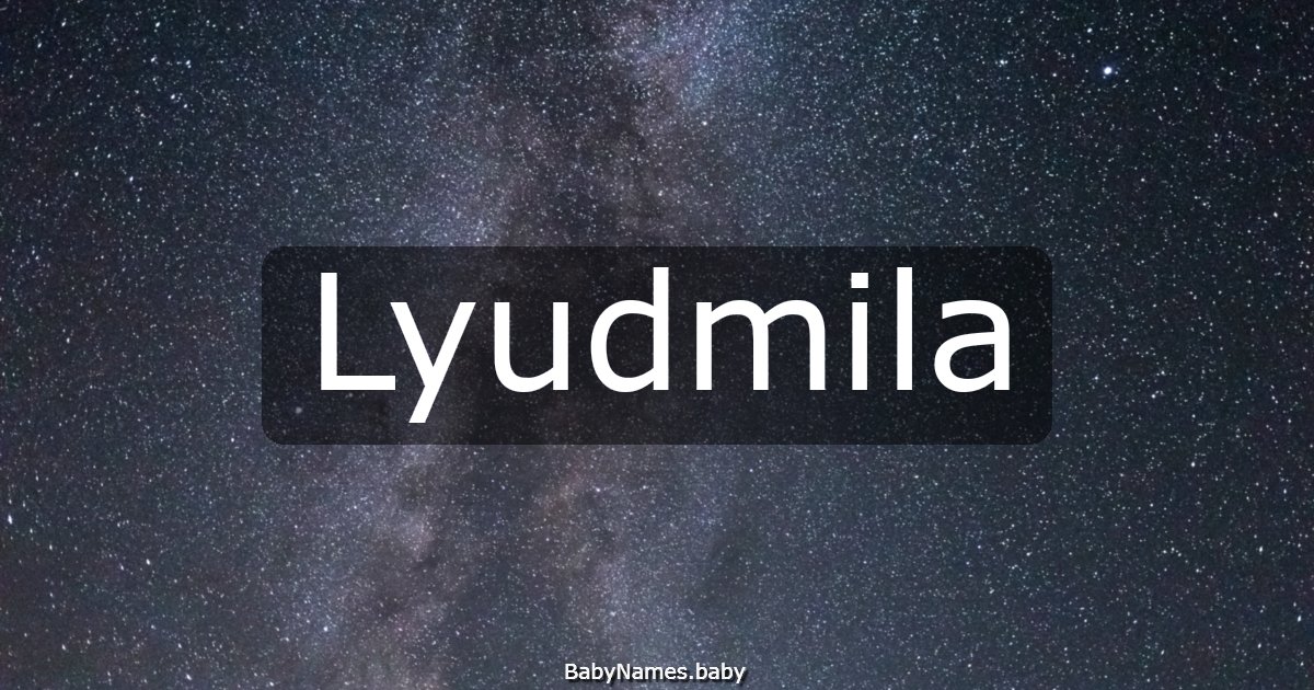 Lyudmila