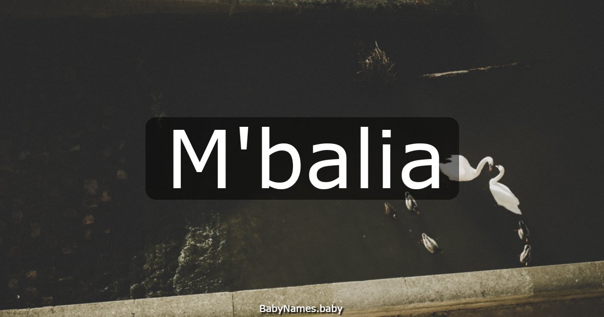 M'balia