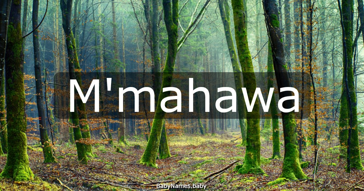 M'mahawa