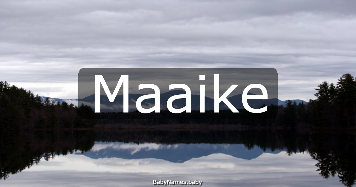 Maaike