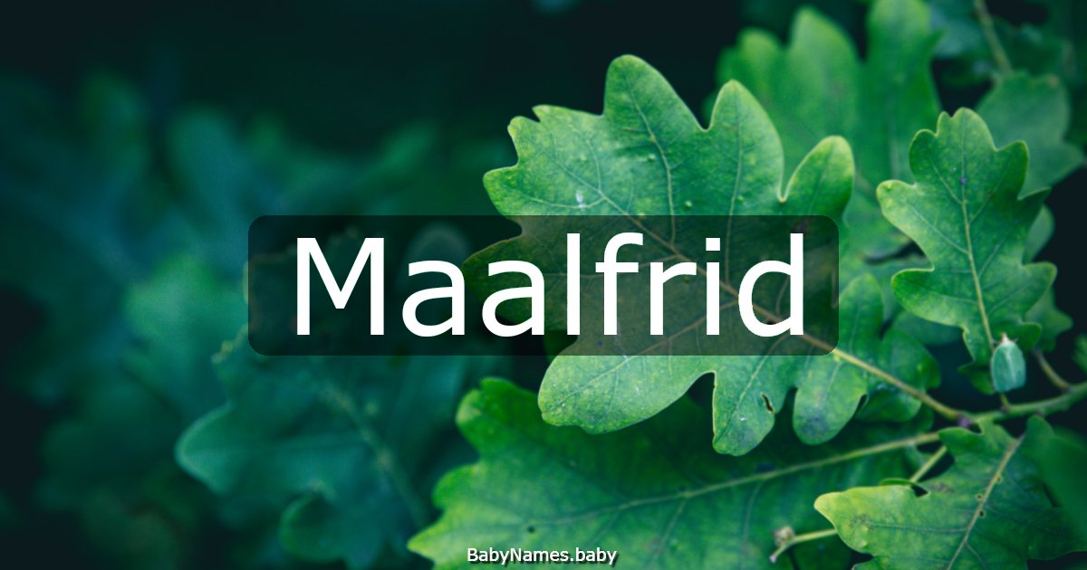 Maalfrid