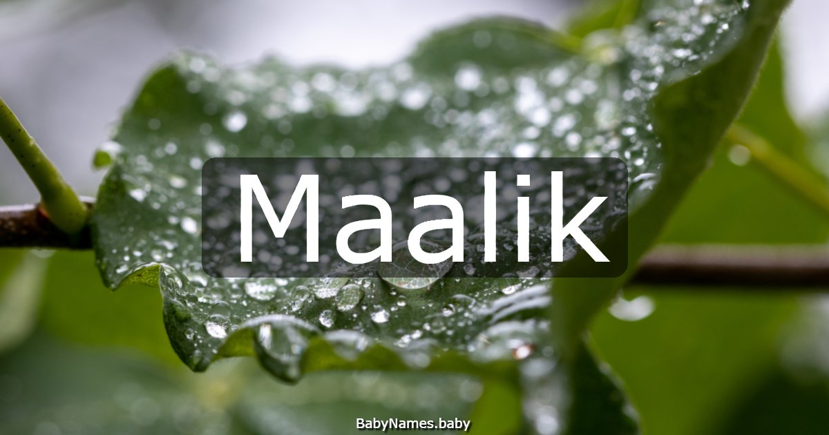 Maalik