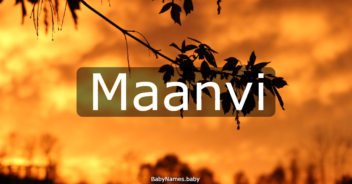 Maanvi
