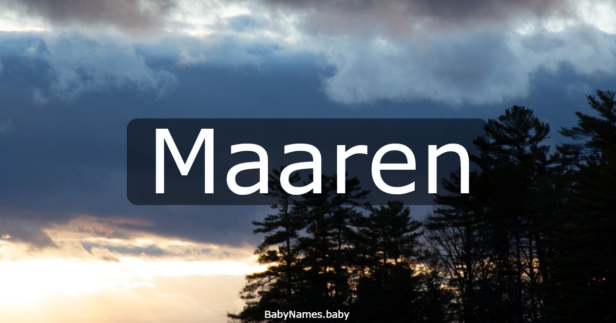 Maaren