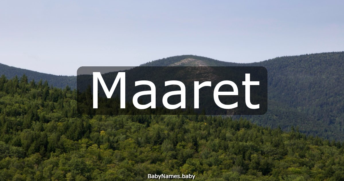 Maaret