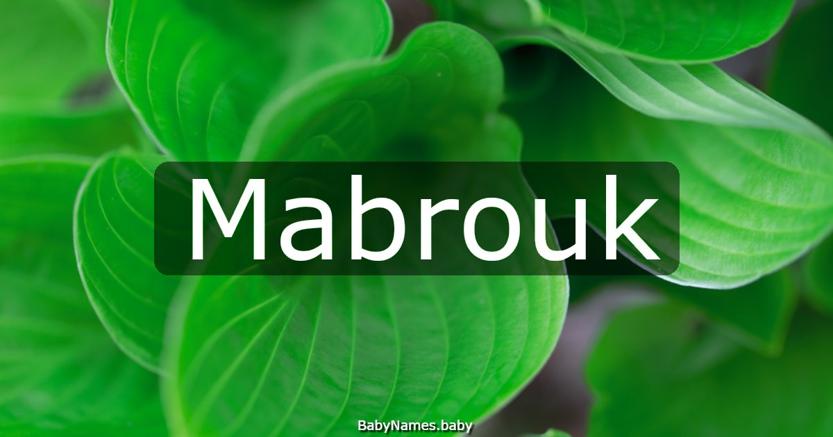 Mabrouk