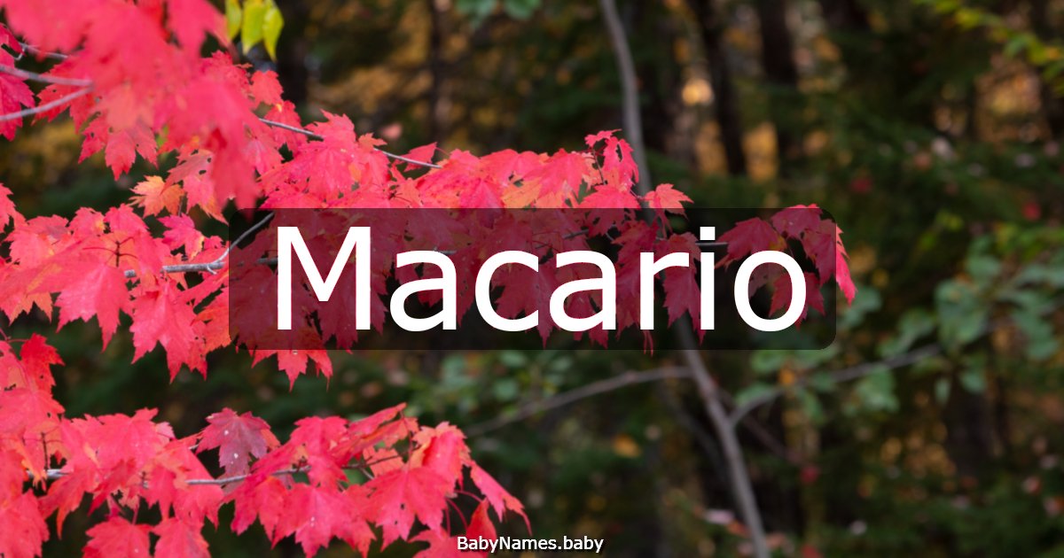 Macario