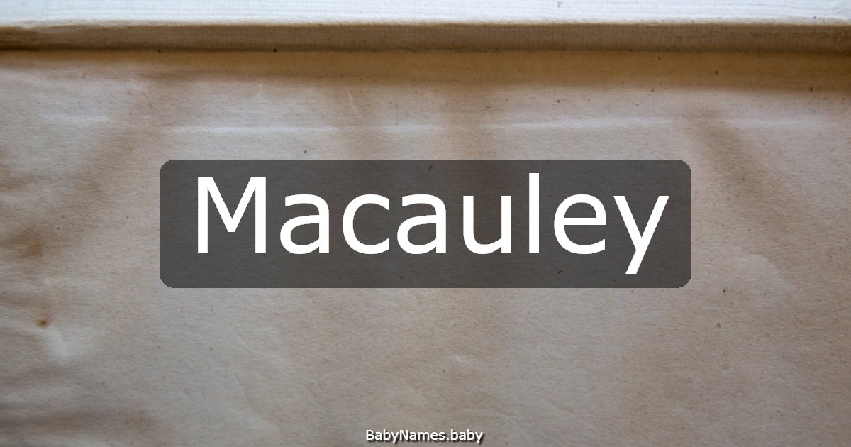 Macauley