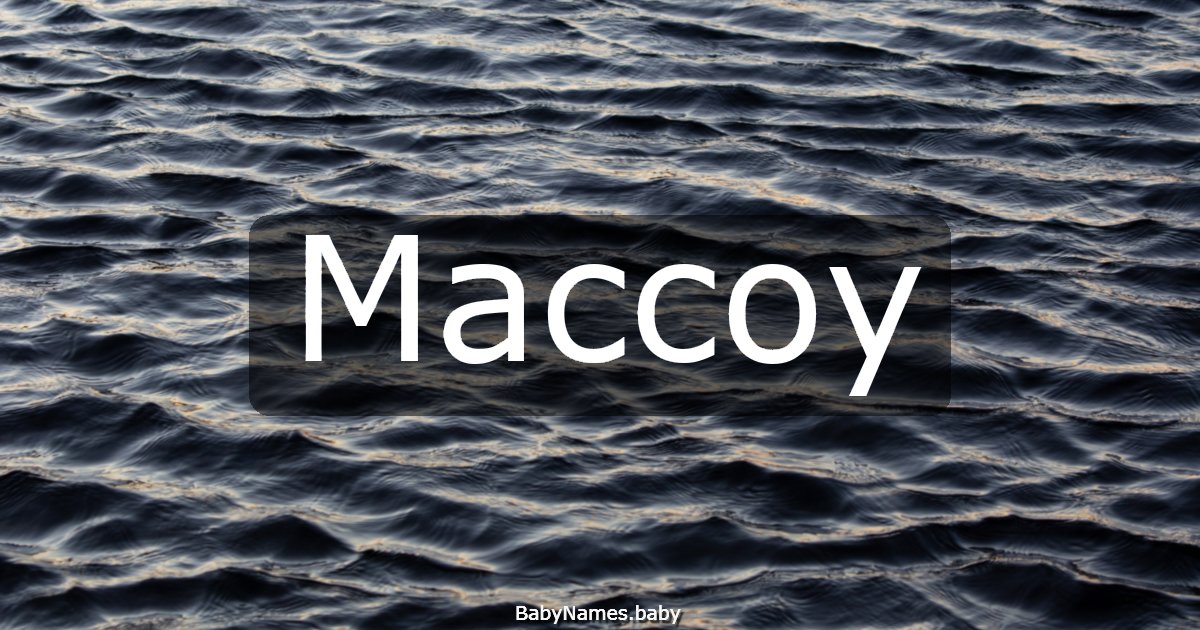 Maccoy
