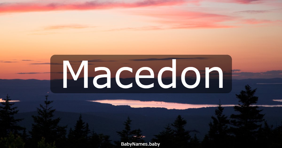 Macedon