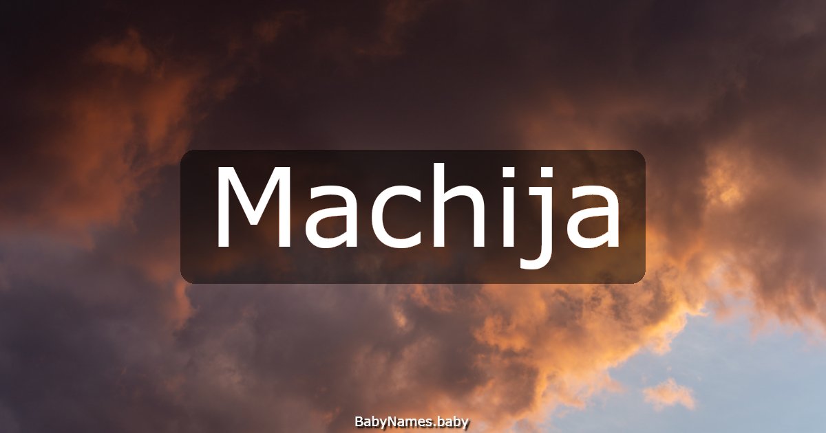 Machija