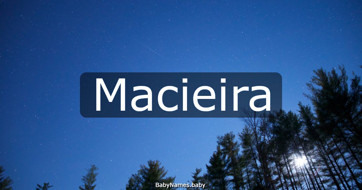 Macieira