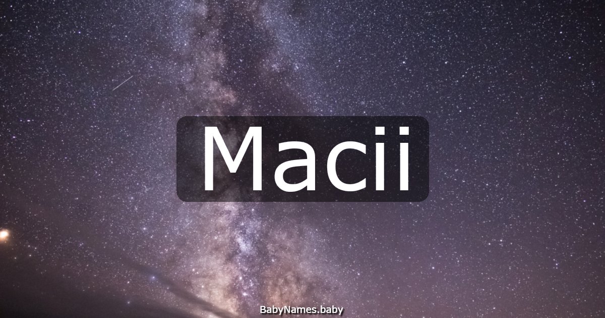 Macii