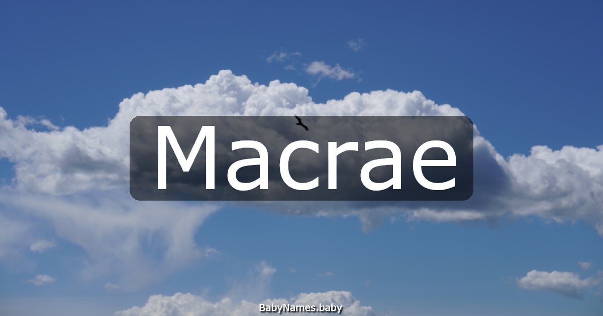 Macrae