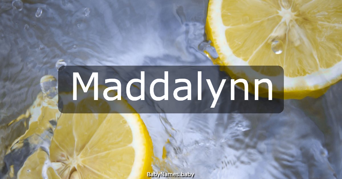Maddalynn