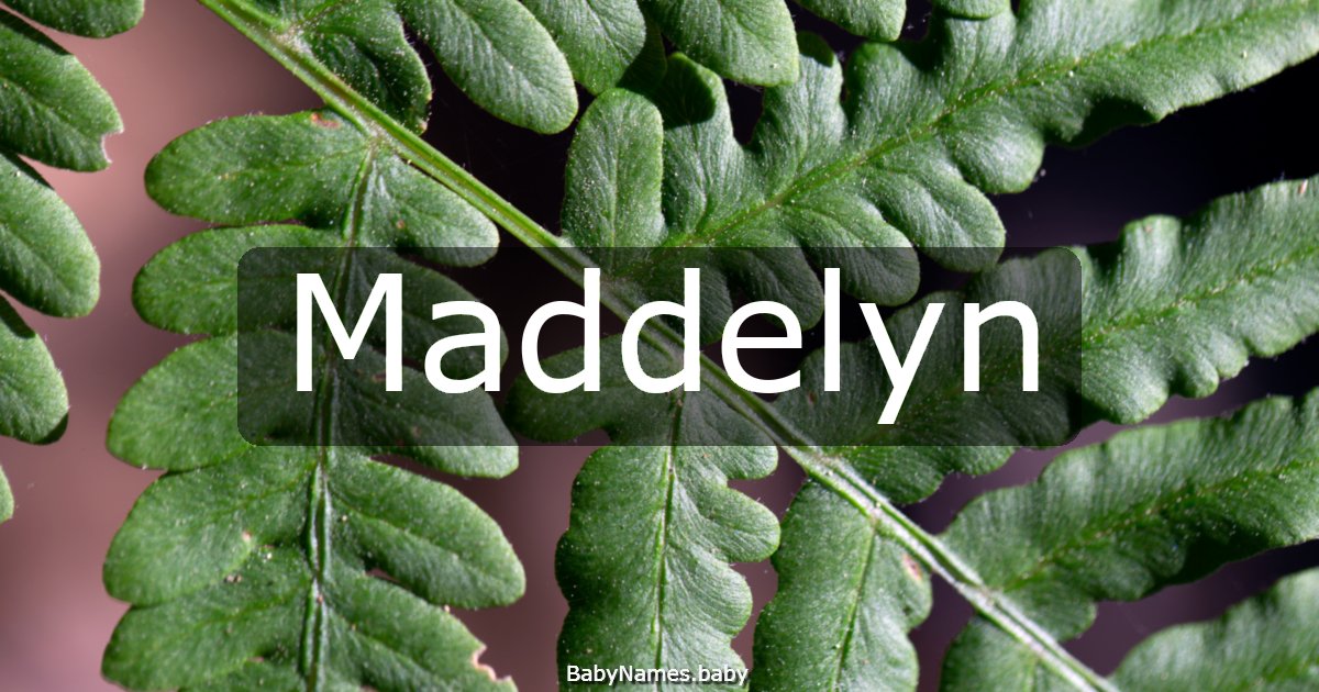 Maddelyn