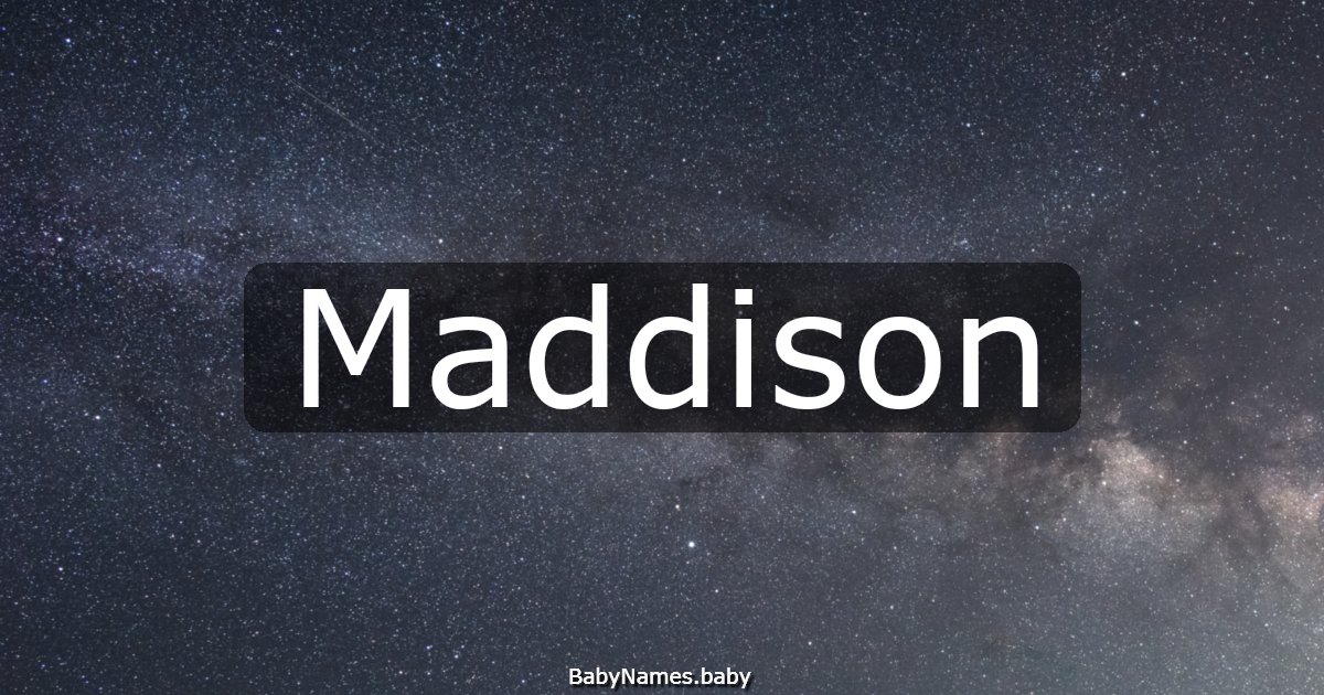 Maddison