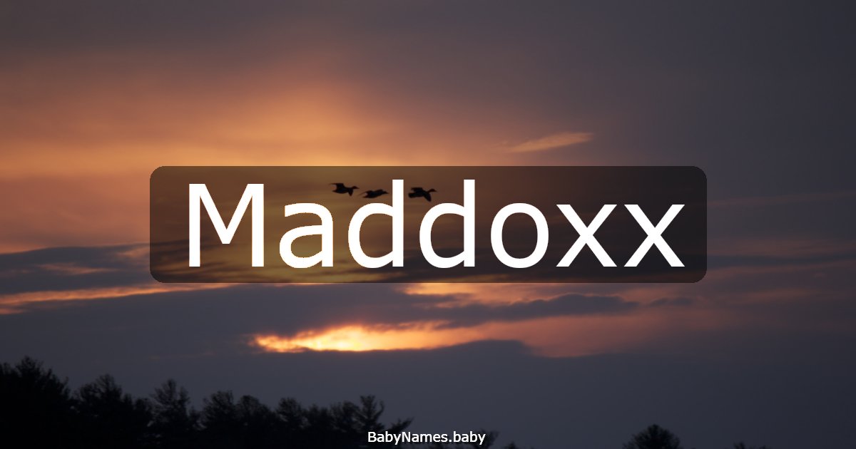 Maddoxx
