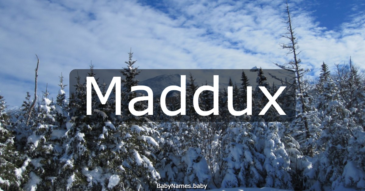 Maddux