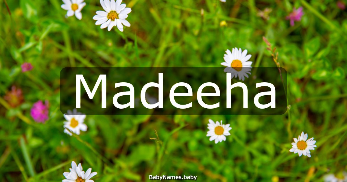 Madeeha