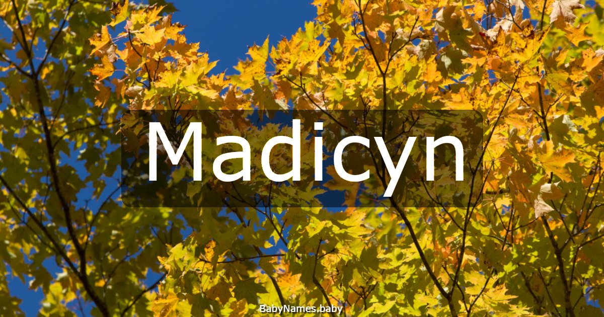 Madicyn