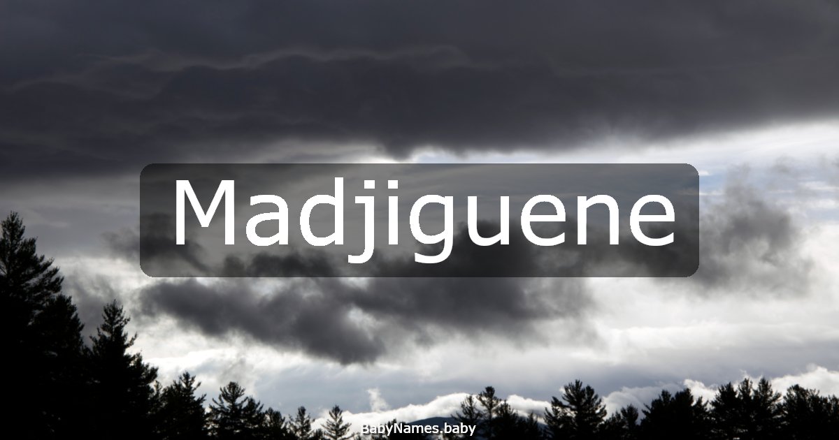 Madjiguene