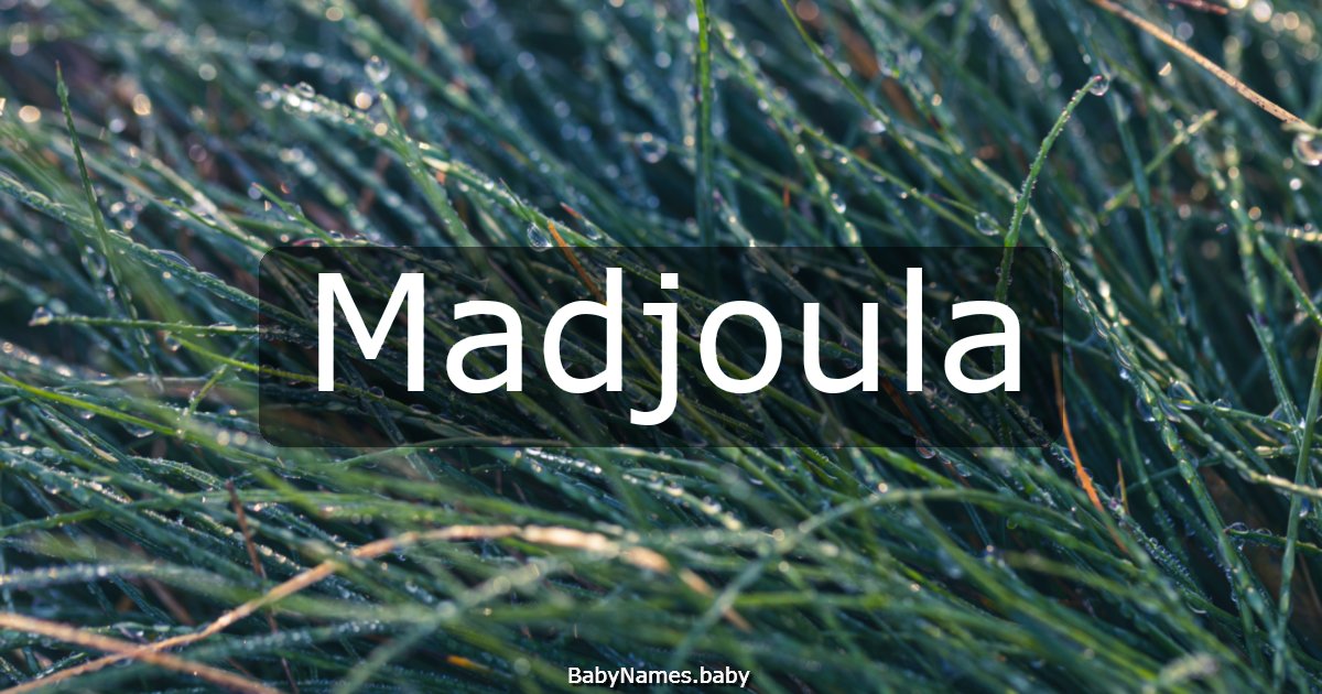 Madjoula